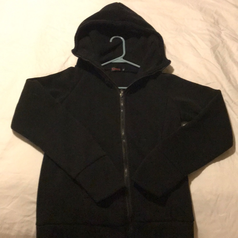 Men’s zip up hoodie.  US Small-Medium